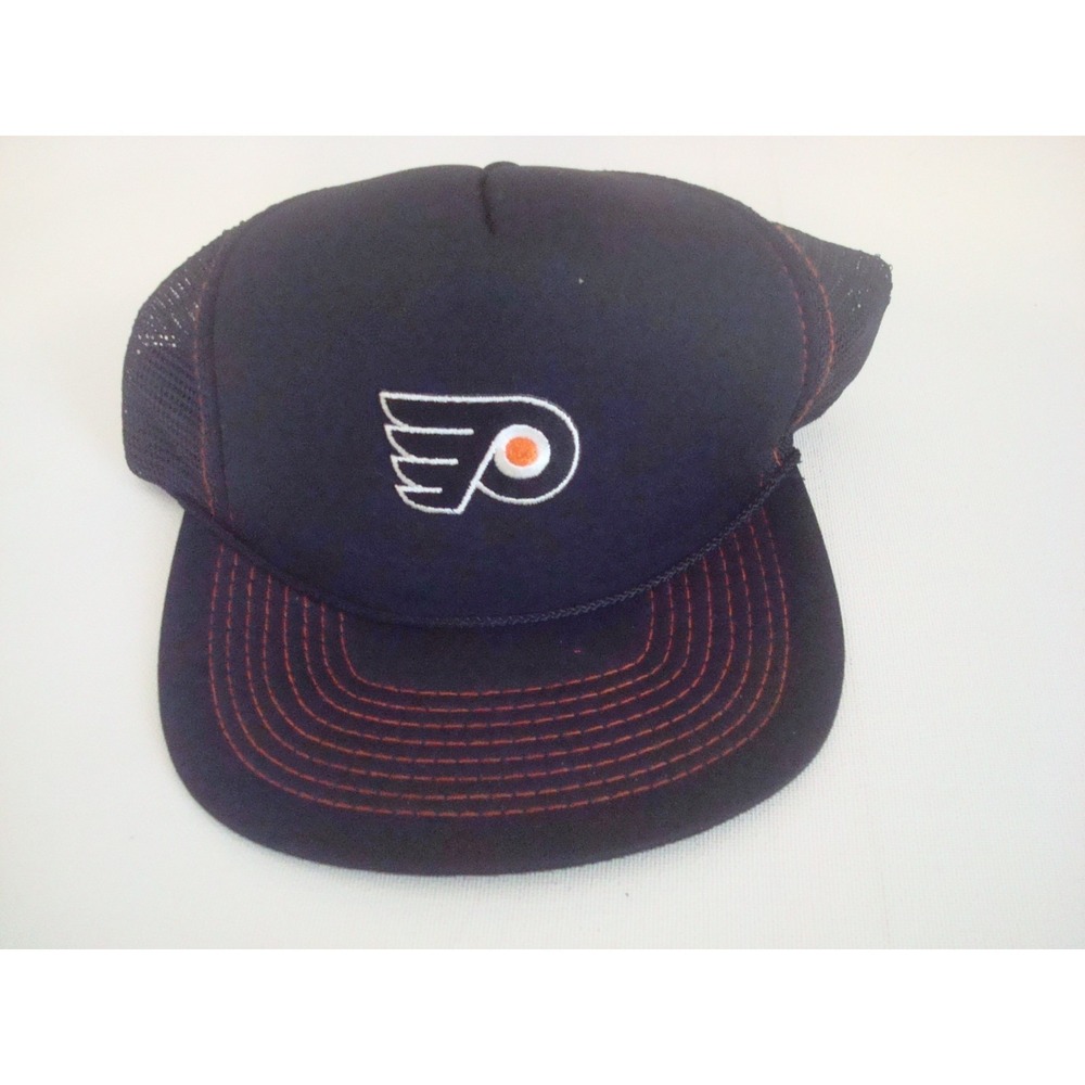 PHILADELPHIA FLYERS‎  TRUCKER 00S Y2K  SNAPBACK  HAT CAP VINTAGE DEADSTOCK B2